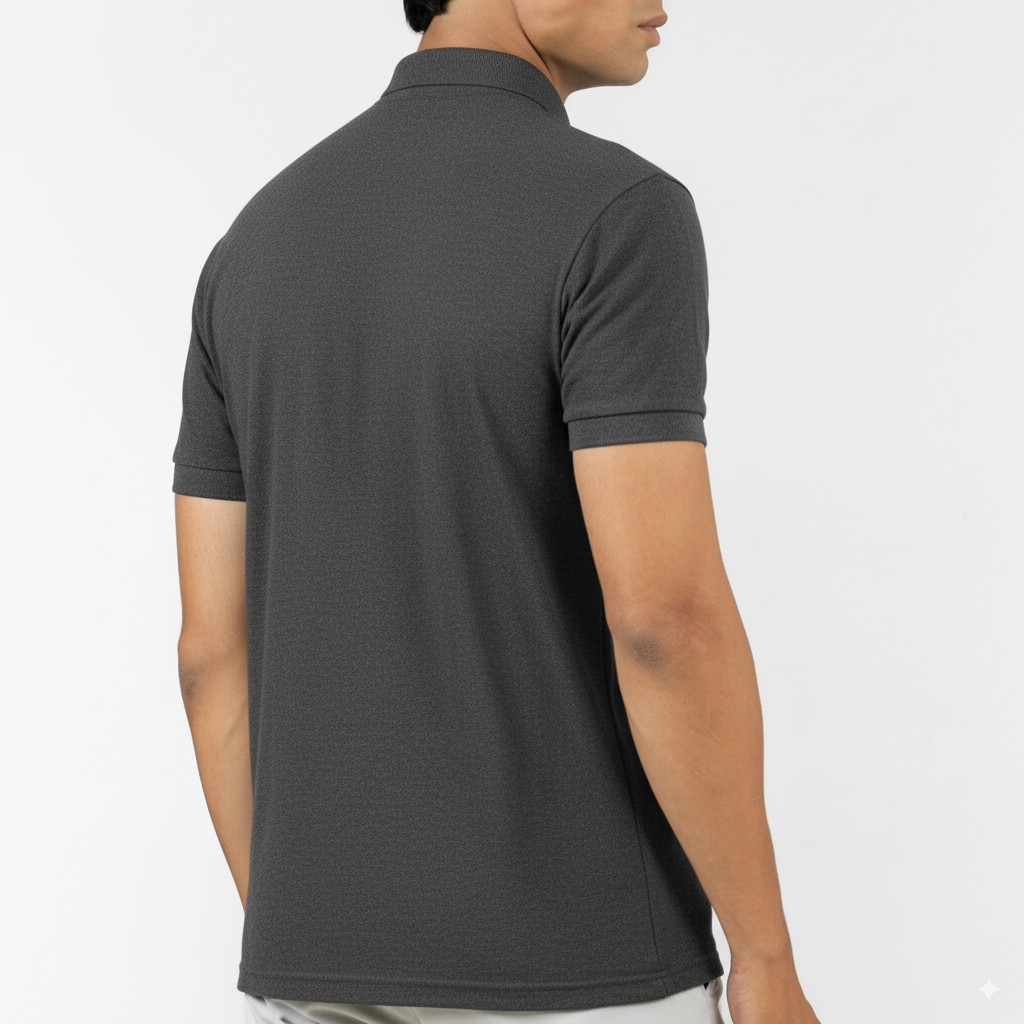 Shadow Grey Polo – Short Sleeve