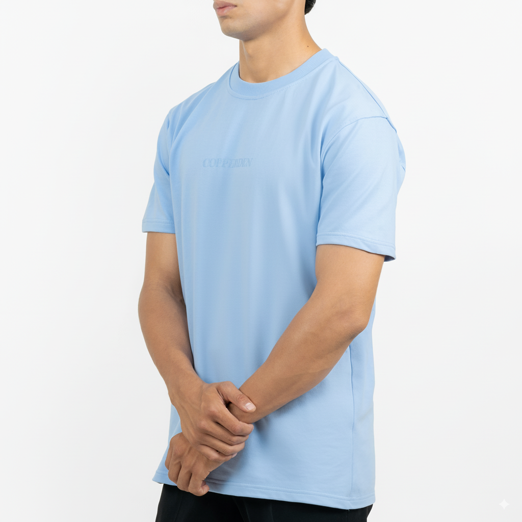 Glacier Blue Roundneck – Short Sleeve
