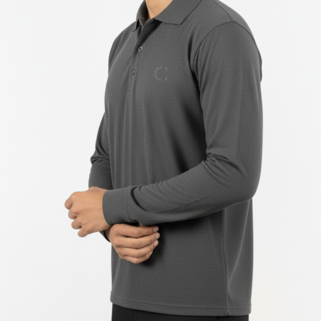 Shadow Grey Polo – Full Sleeve