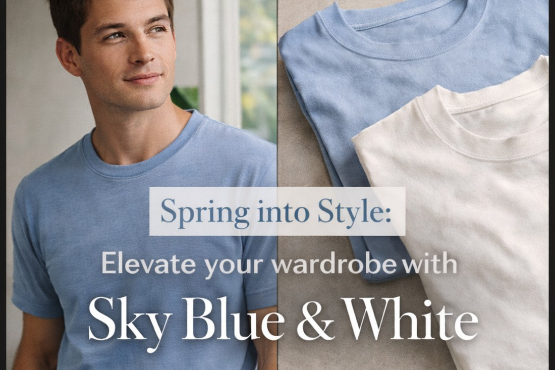 Spring into Style: Elevate Your Wardrobe with Sky Blue & White