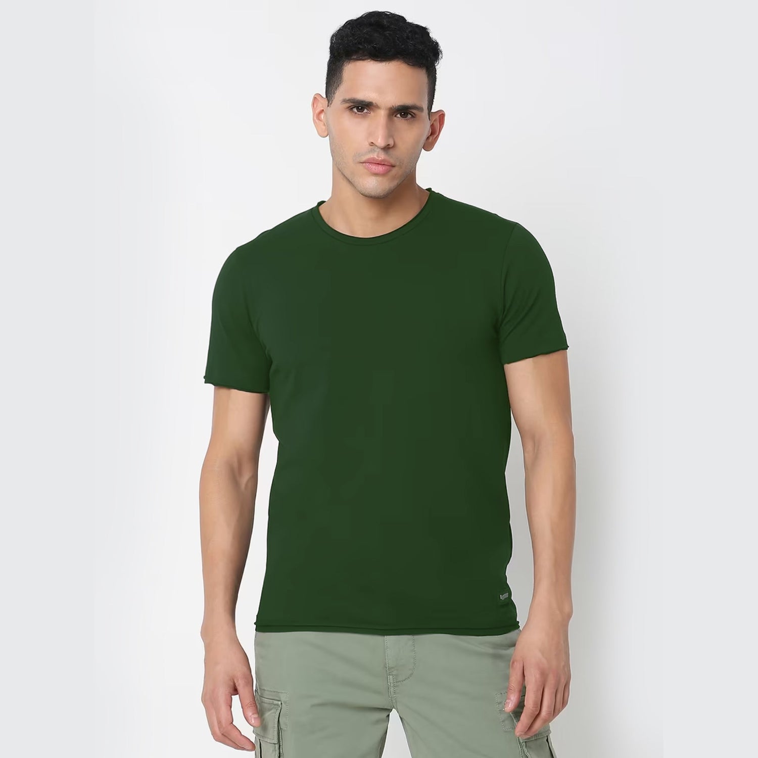 Round Neck Short Sleeves