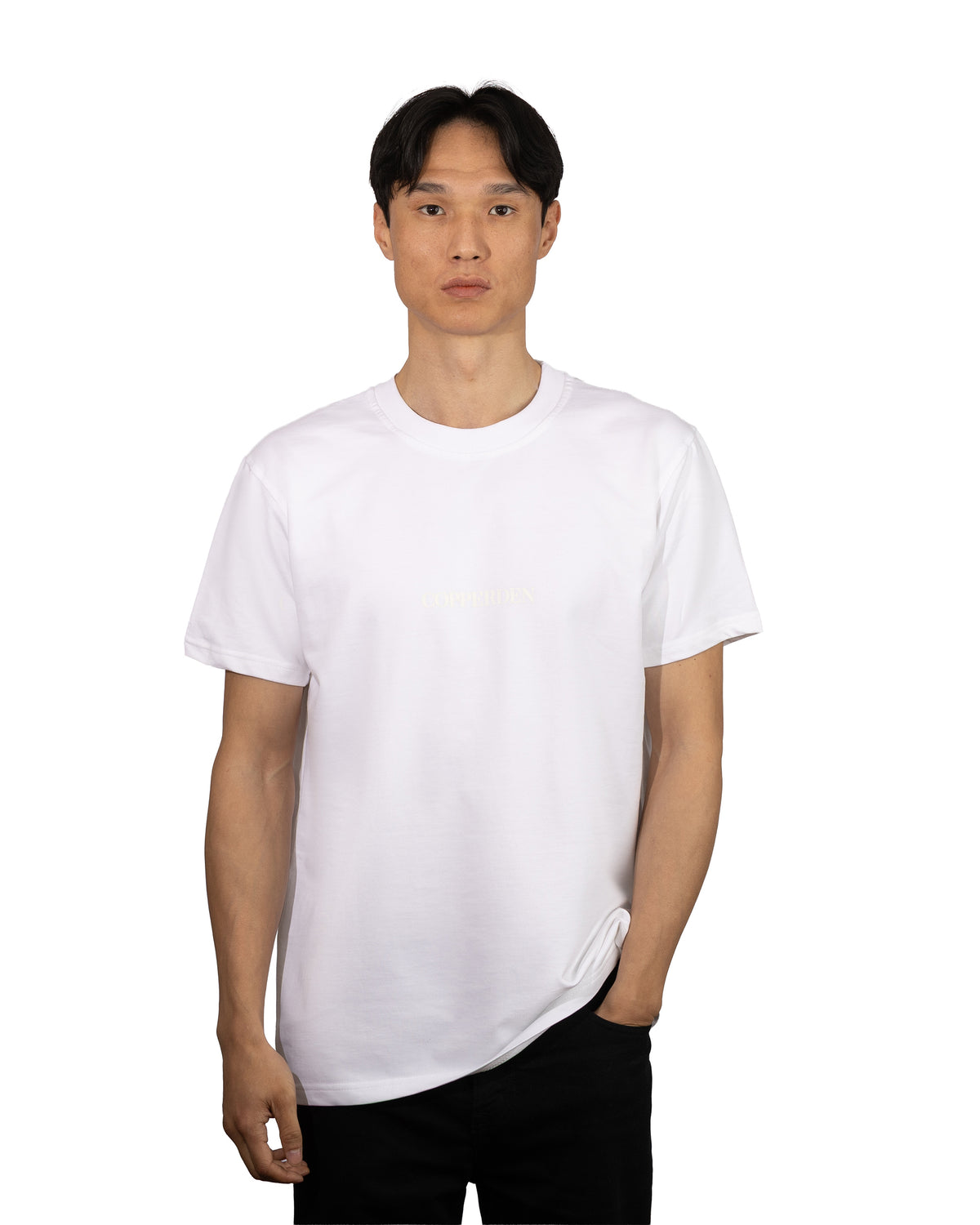 Men’s 5 Pack Black T‑Shirts – 100% Cotton, Short Sleeve, Regular Fit in White/Light Blue/Black/Dark Green/Charcoal Grey