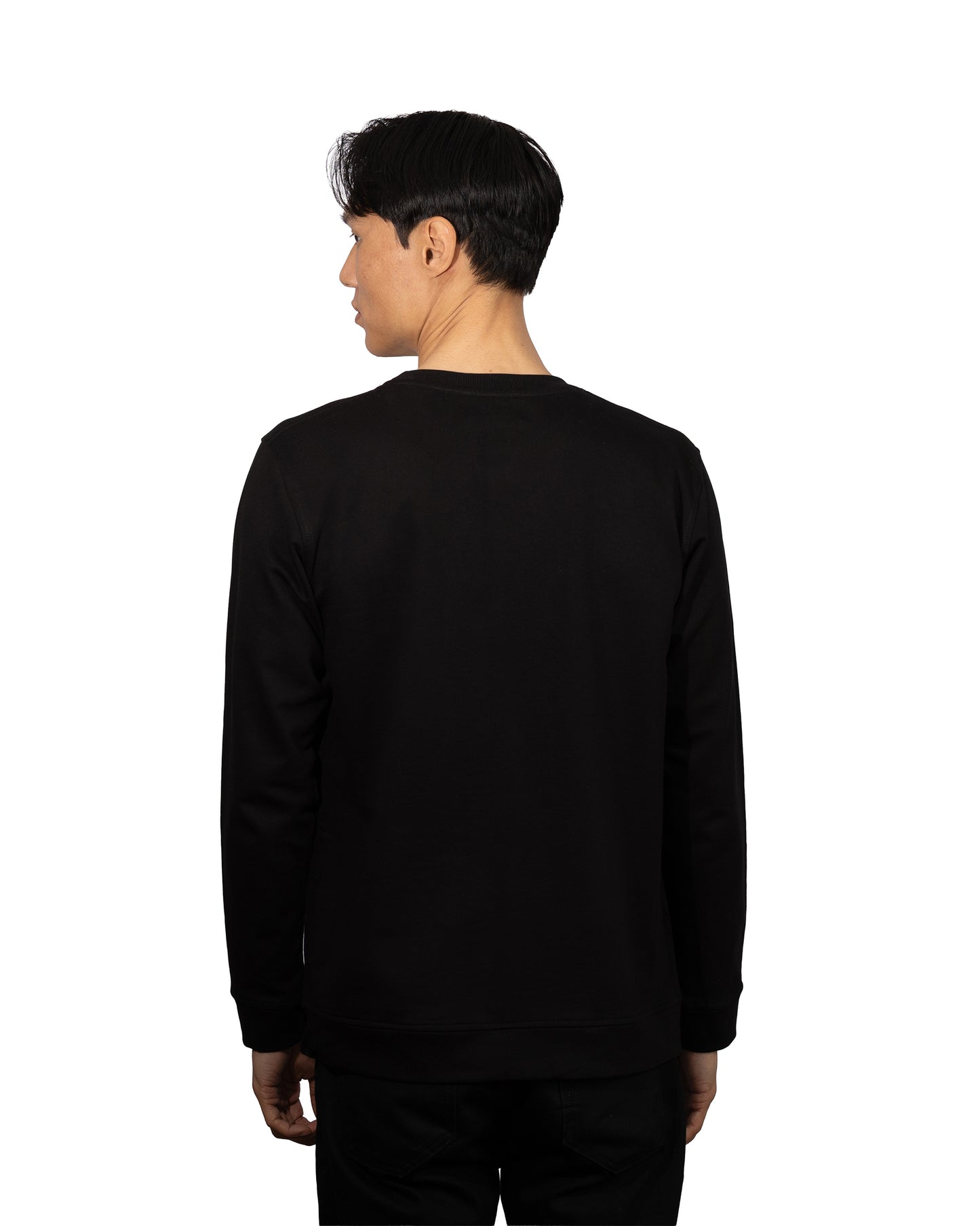 Copperden Men’s Regular Fit Full‑Sleeve T‑Shirt – 100% French Terry Cotton (Black)