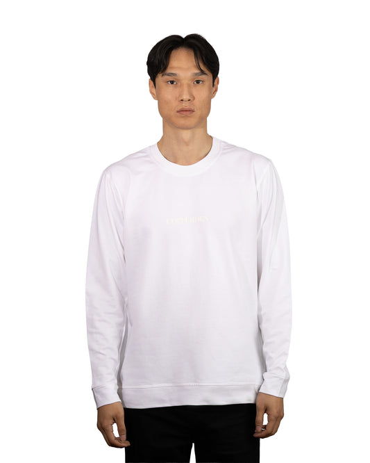 Copperden Men’s Regular Fit Full‑Sleeve T‑Shirt – 100% French Terry Cotton (White)