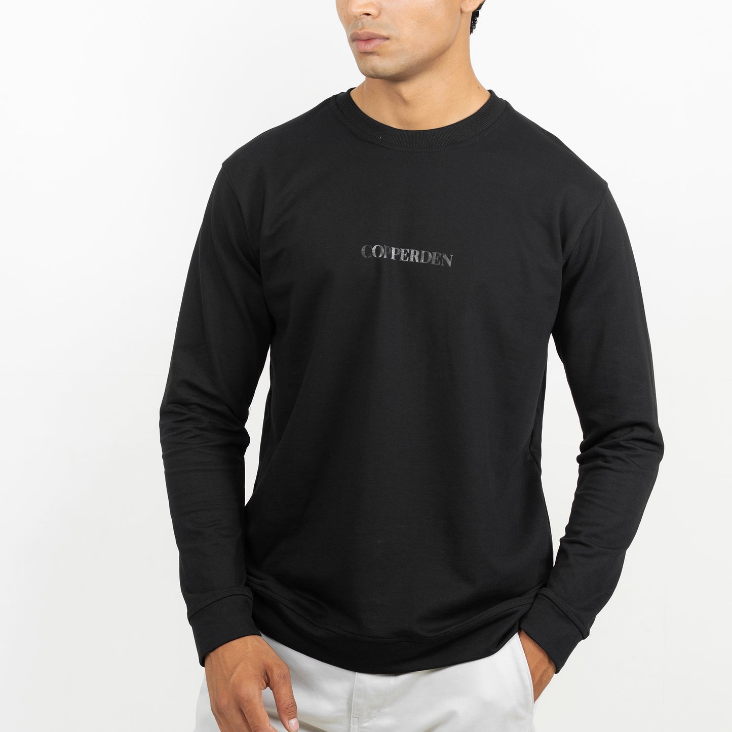 Onyx Black Roundneck – Full Sleeve