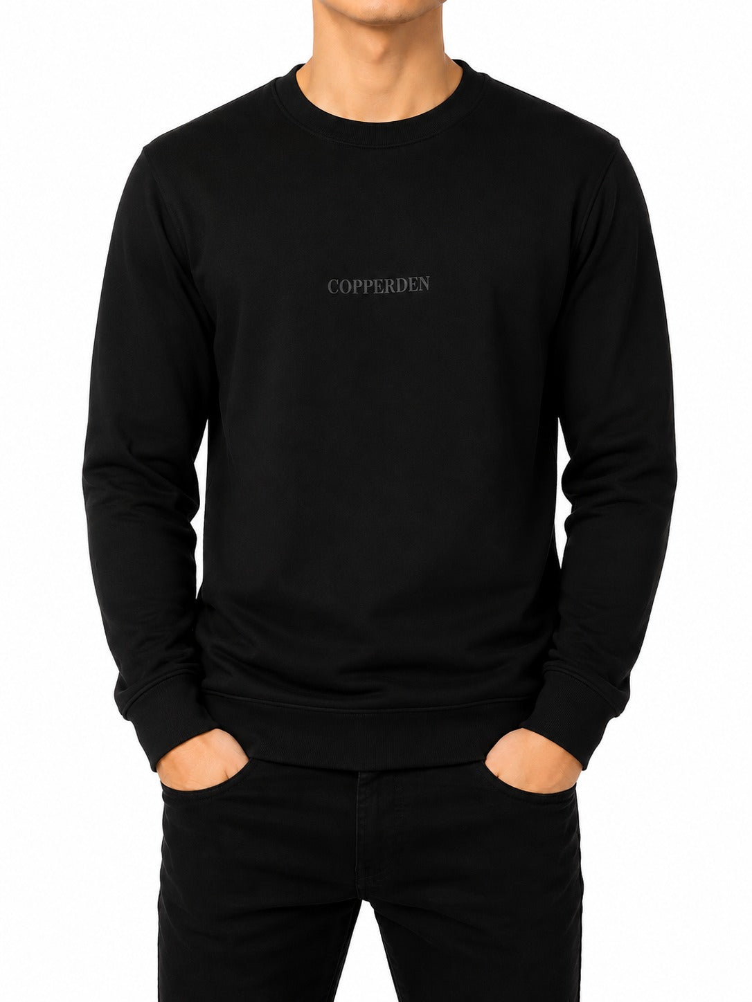 Men’s 5 Pack Long Sleeve T‑Shirts – 100% Cotton, Full Sleeve, Regular Fit in White/Charcol Grey/Light Blue/Dark Green/Black