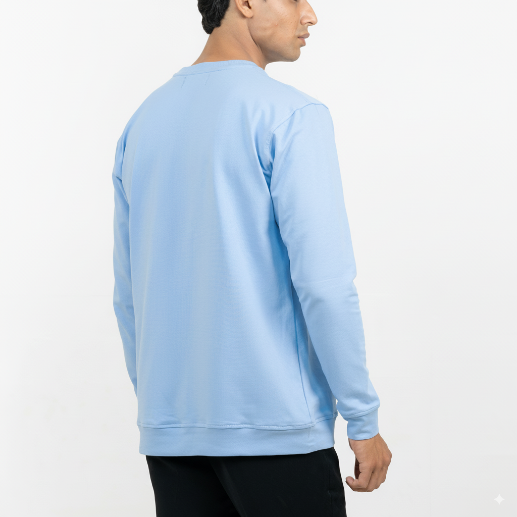 Glacier Blue  Roundneck – Full Sleeve