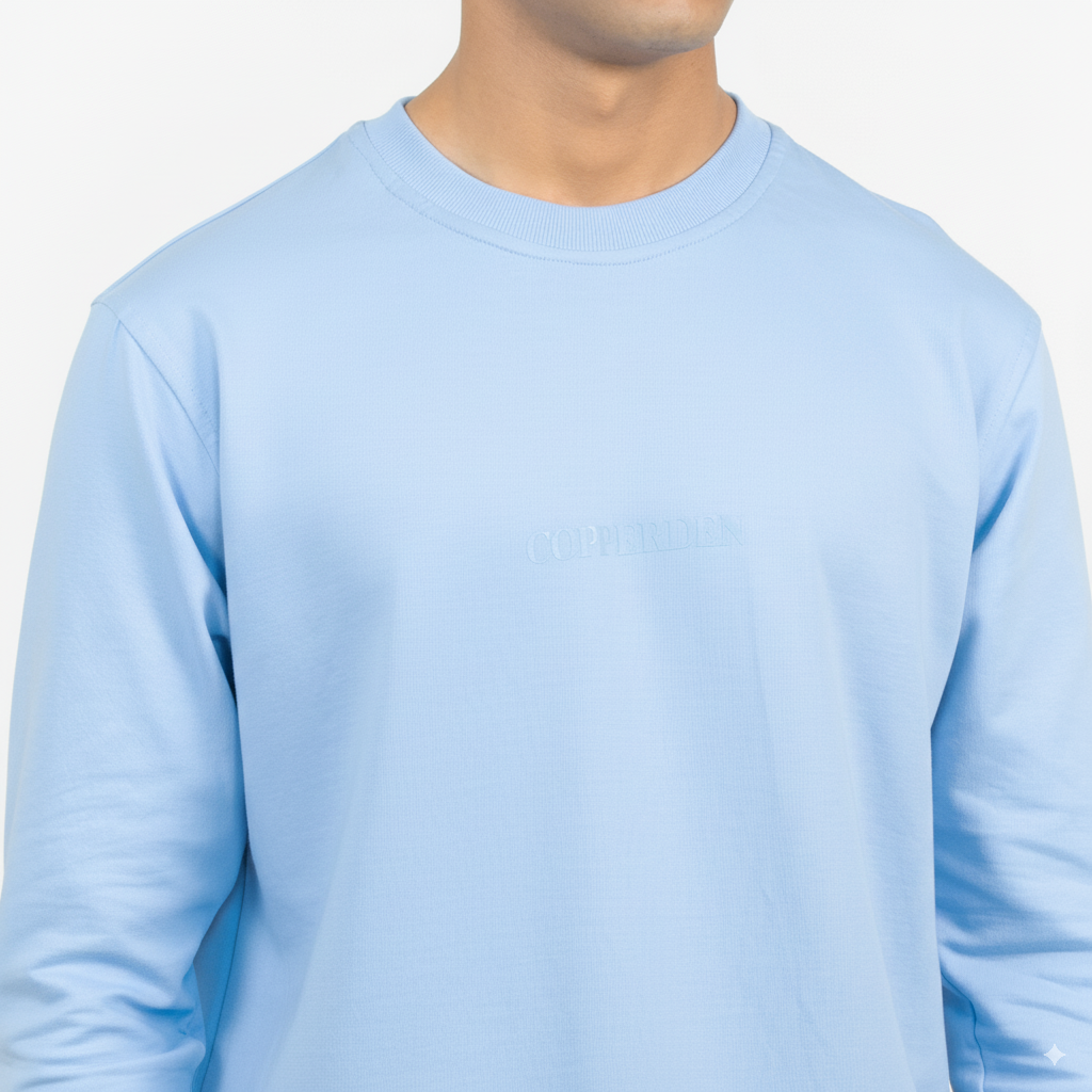 Glacier Blue  Roundneck – Full Sleeve