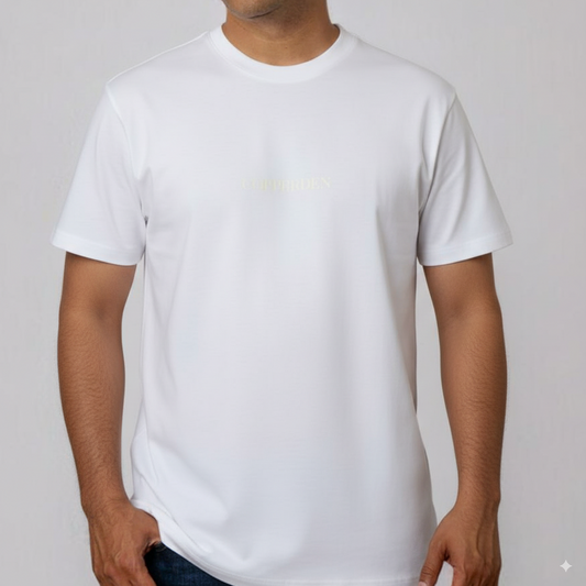 White Roundneck – Short Sleeve