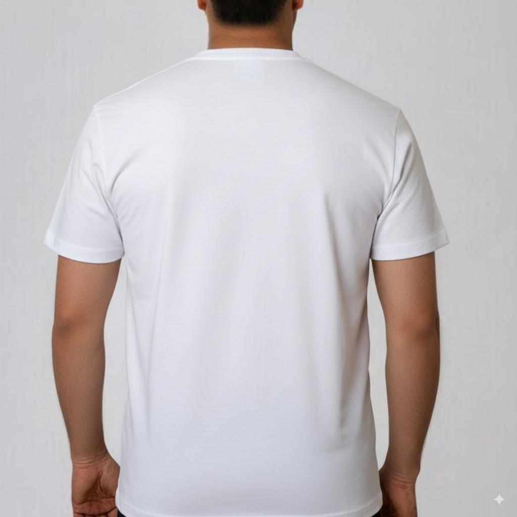White Roundneck – Short Sleeve