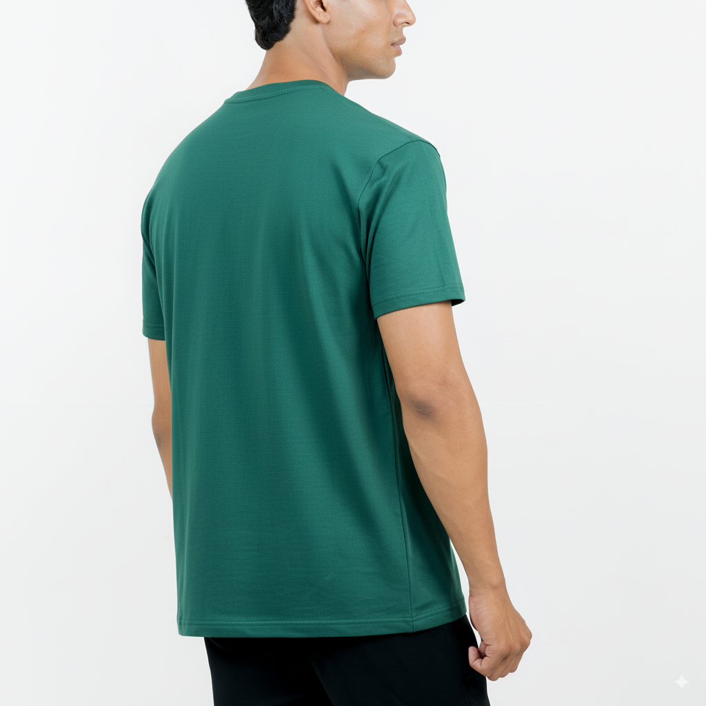 Forest Green Roundneck – Short Sleeve