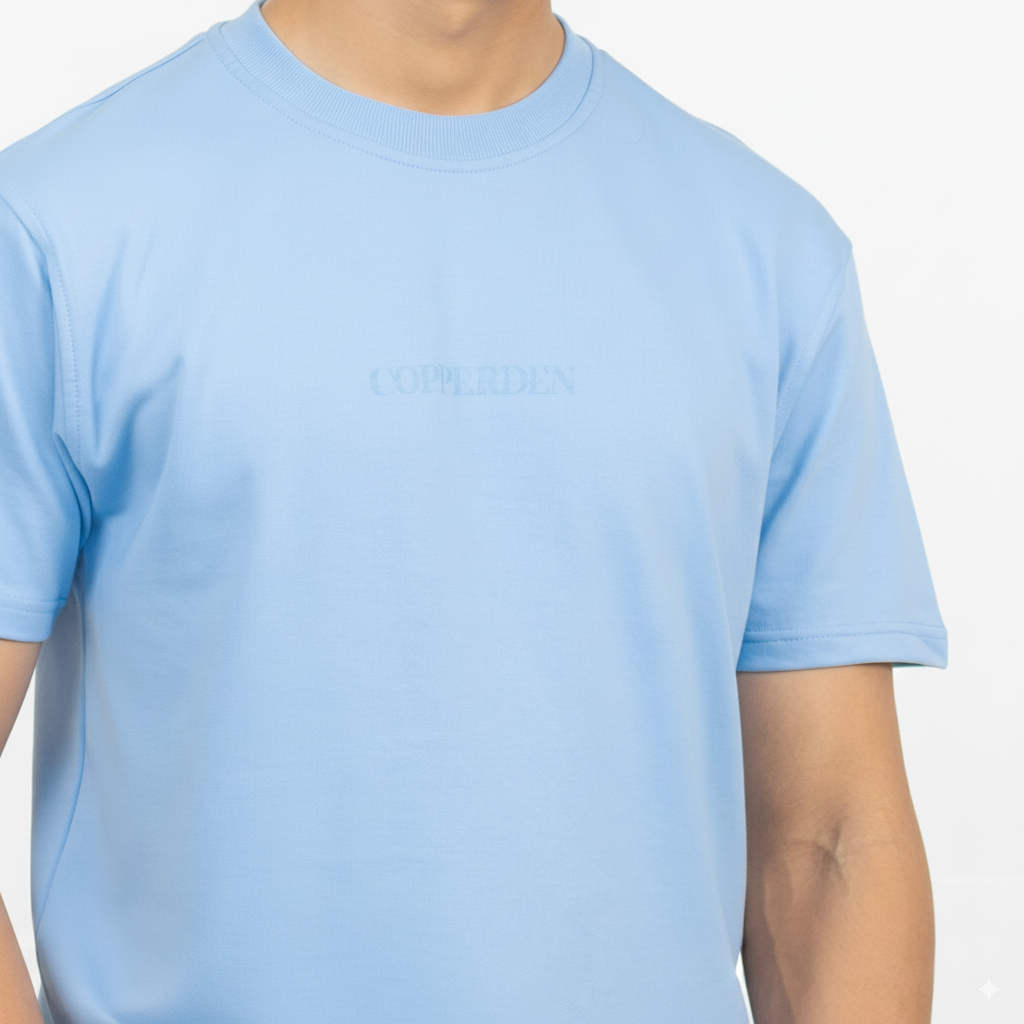 Glacier Blue Roundneck – Short Sleeve