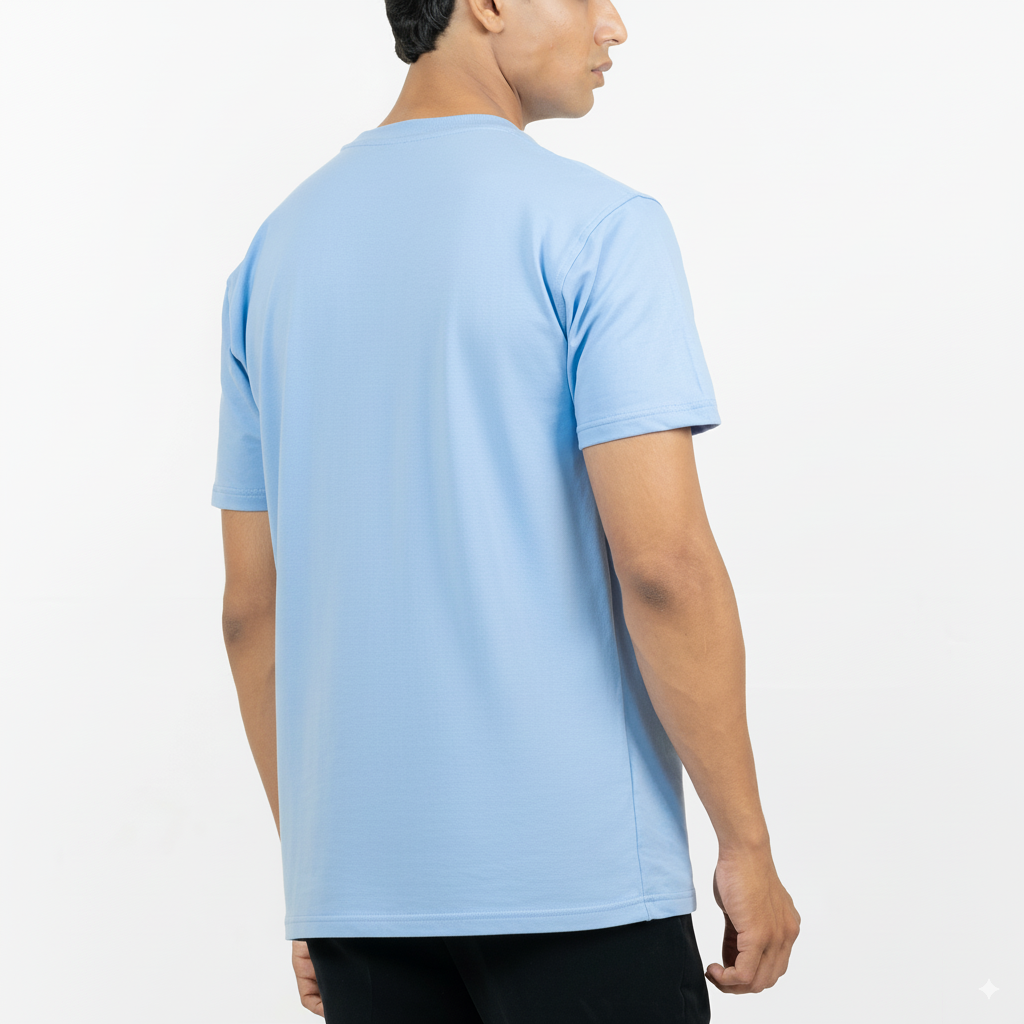 Glacier Blue Roundneck – Short Sleeve