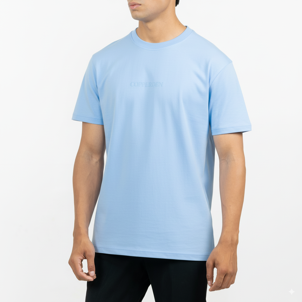Glacier Blue Roundneck – Short Sleeve