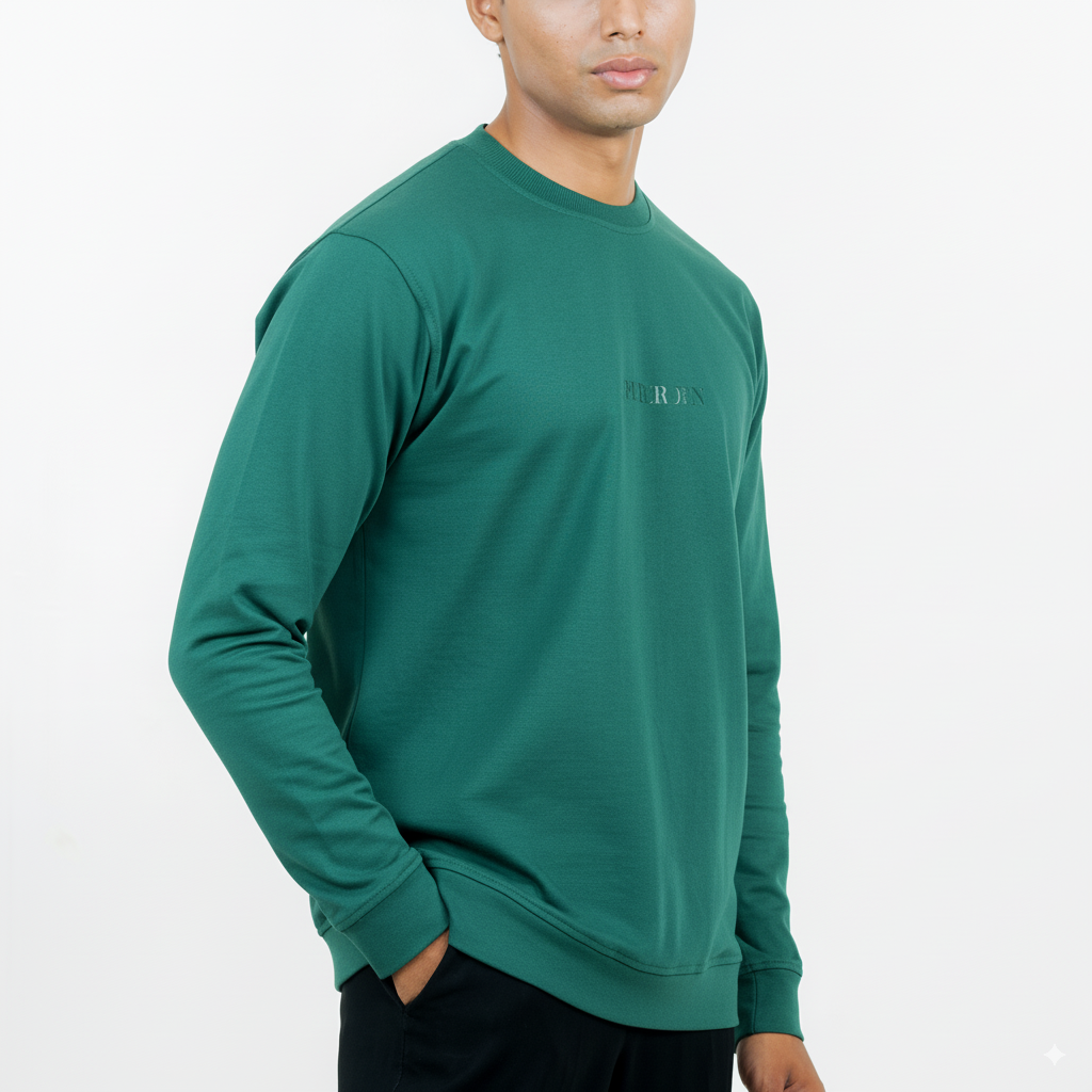 Forest Green Roundneck – Full Sleeve