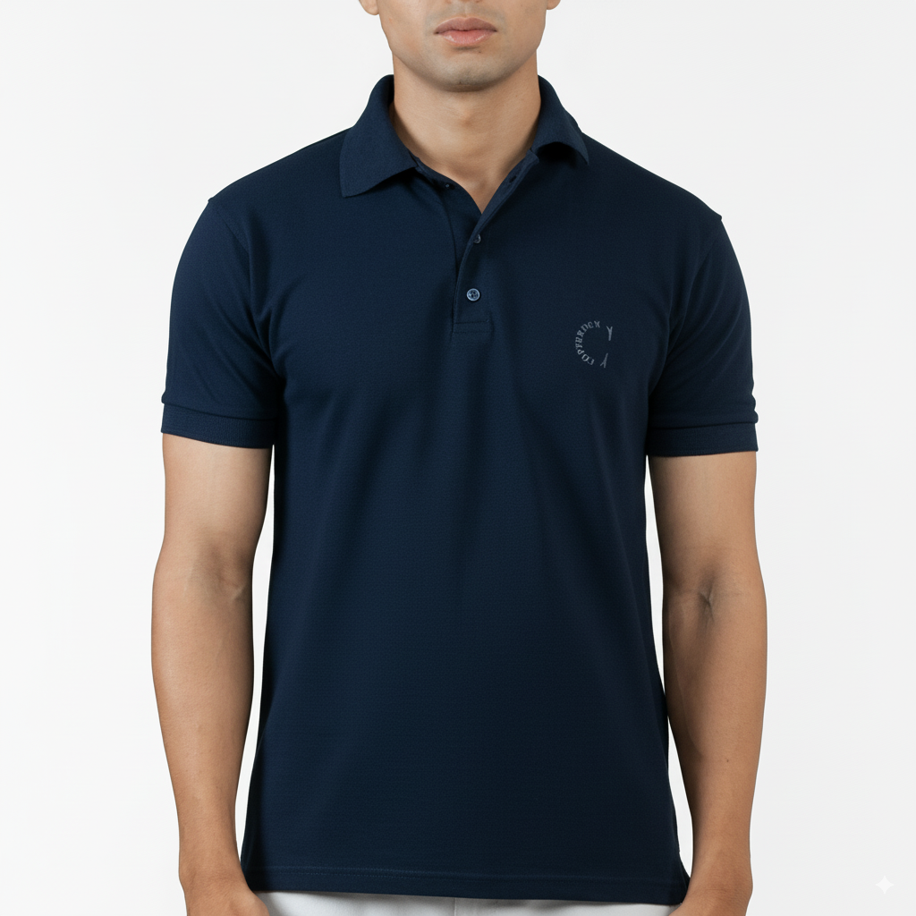 Navy Deep Harbor Polo – Short Sleeve