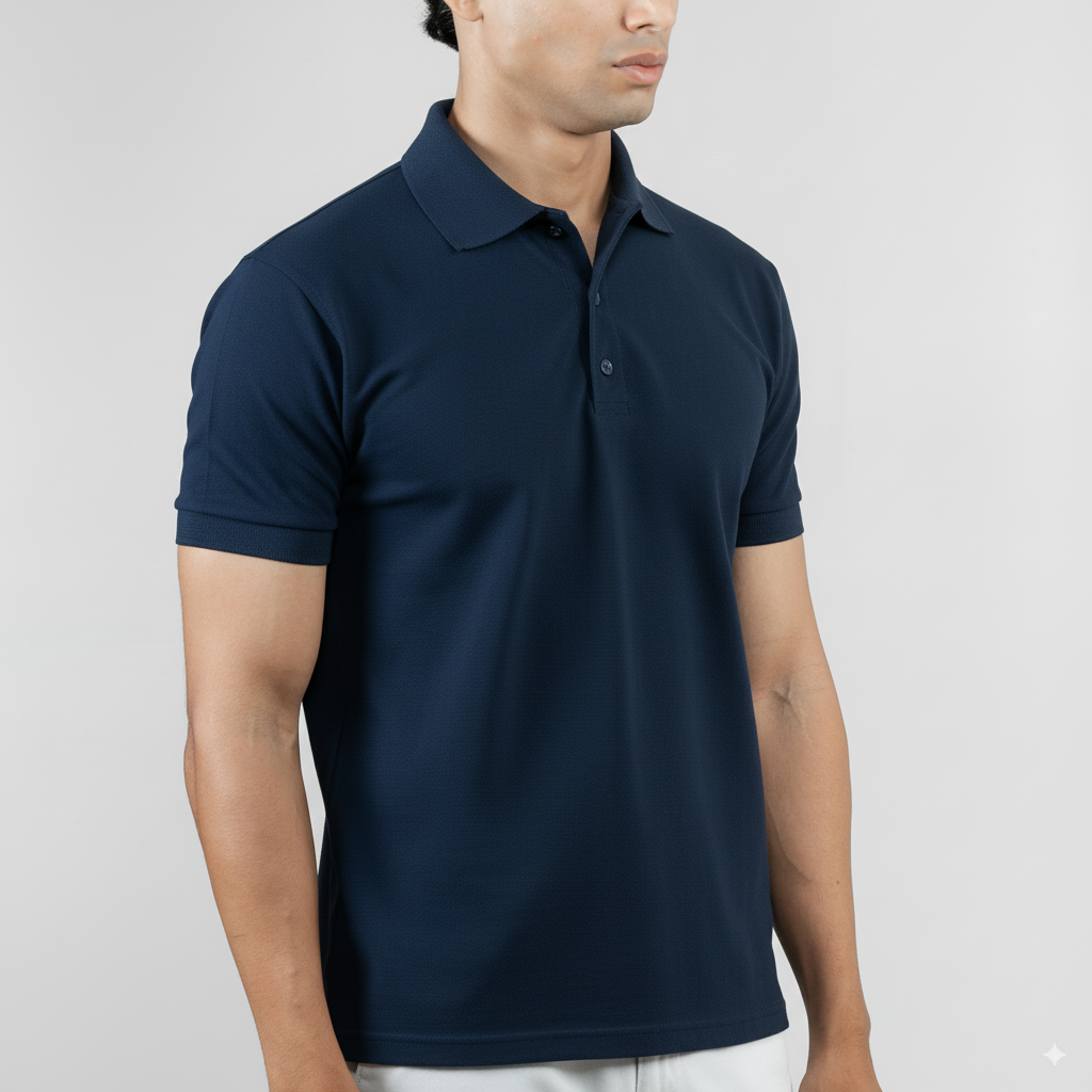 Navy Deep Harbor Polo – Short Sleeve
