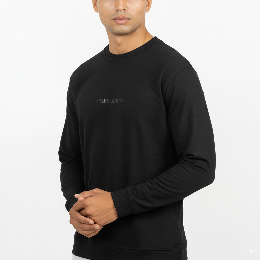 Onyx Black Roundneck – Full Sleeve