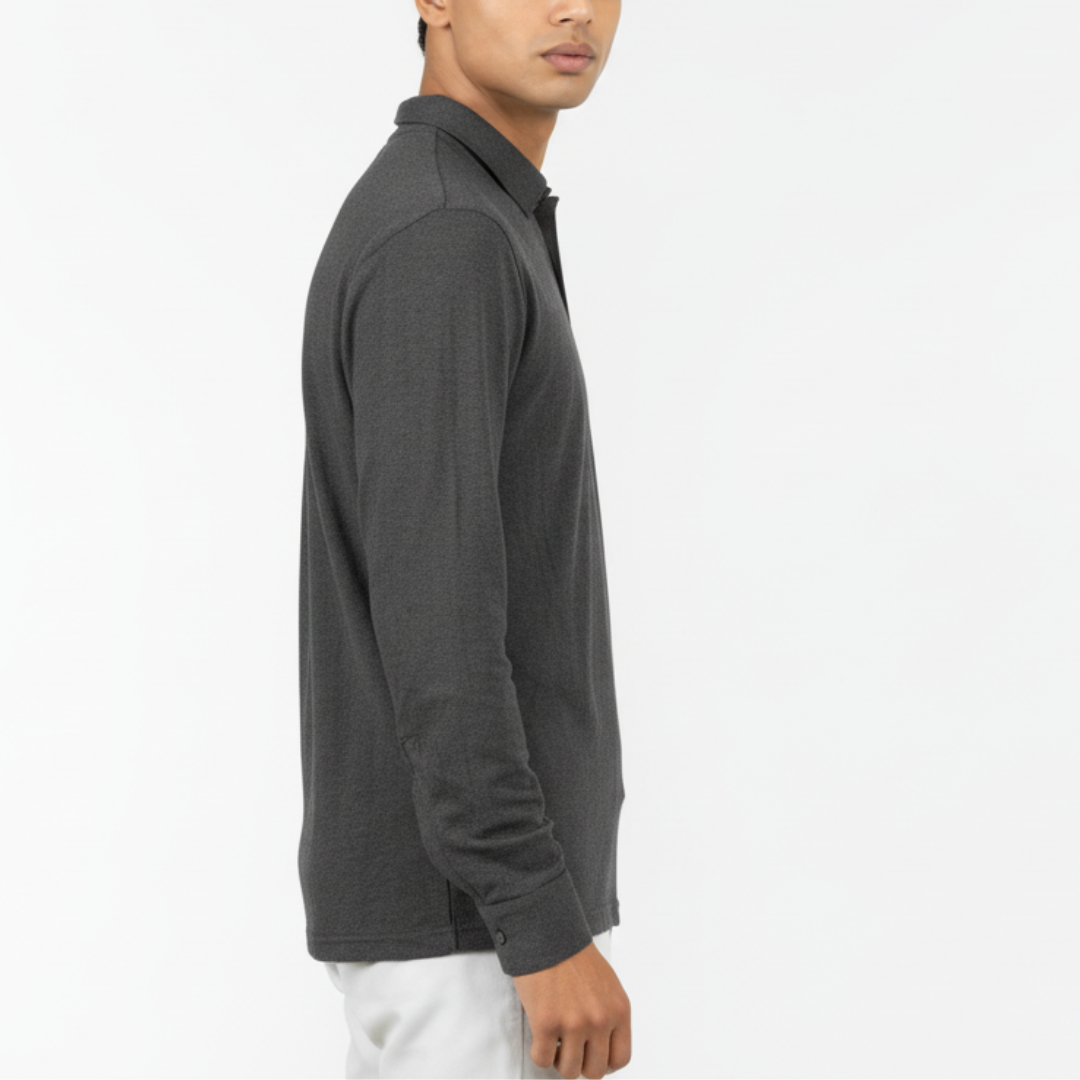 Shadow Grey Polo – Full Sleeve