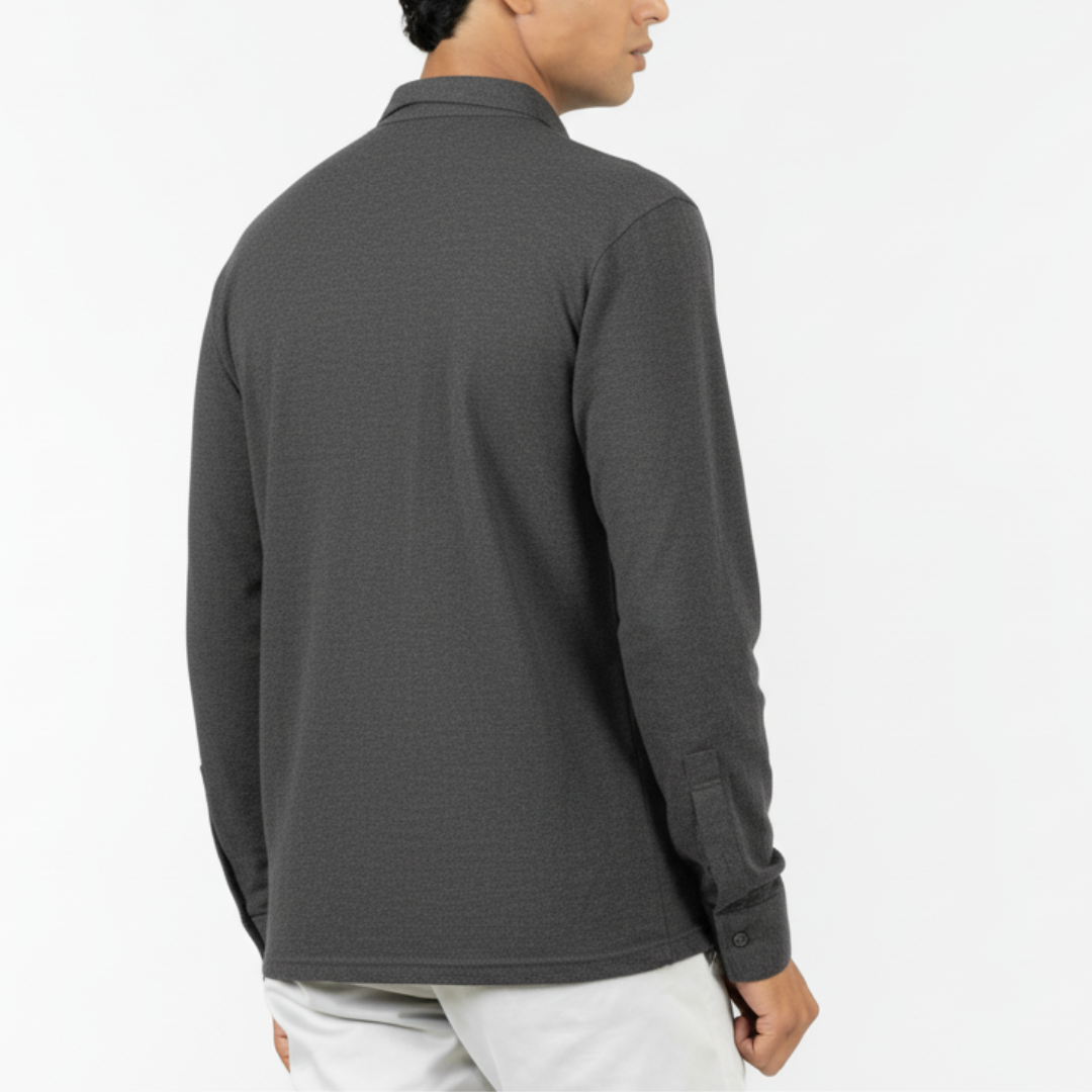 Shadow Grey Polo – Full Sleeve