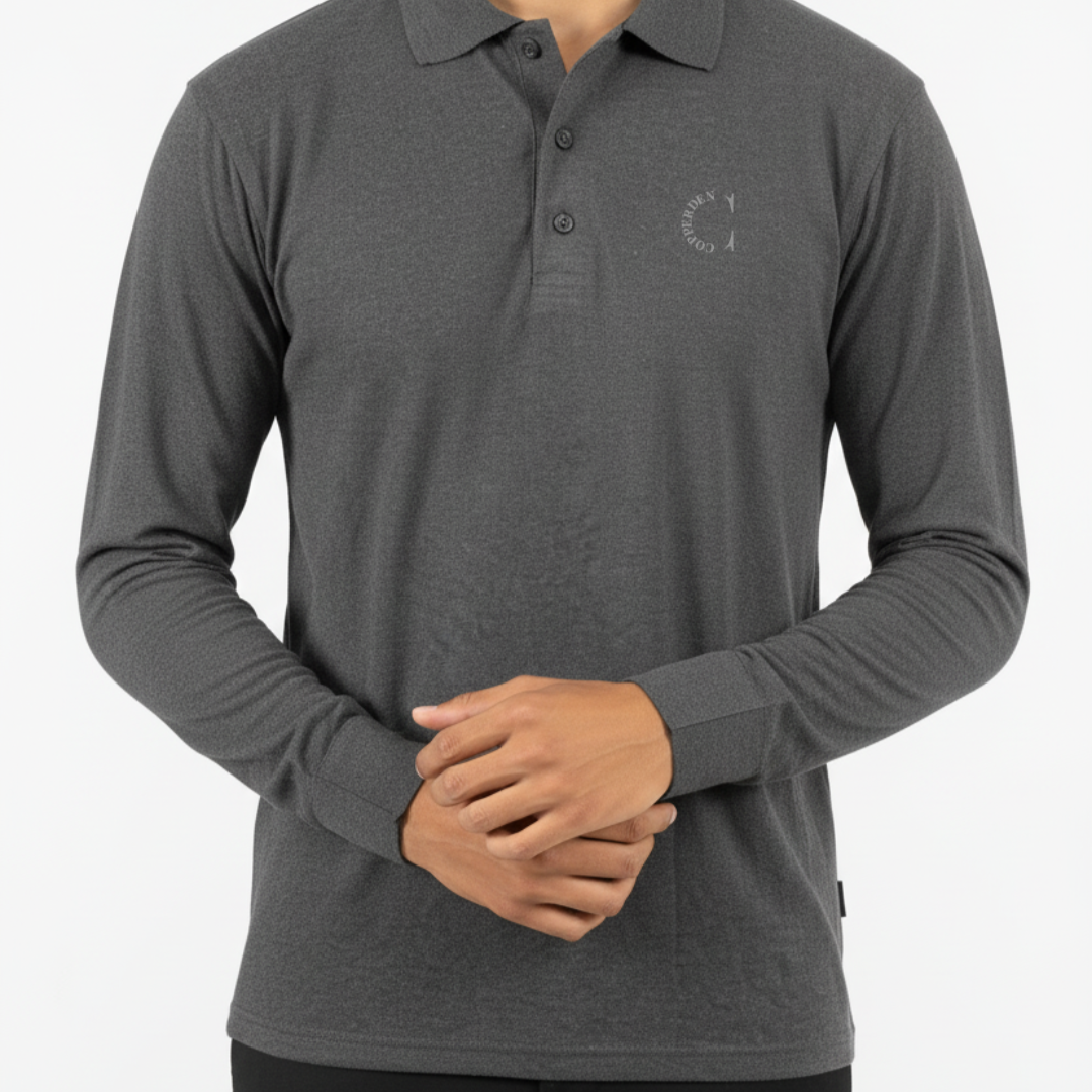 Shadow Grey Polo – Full Sleeve