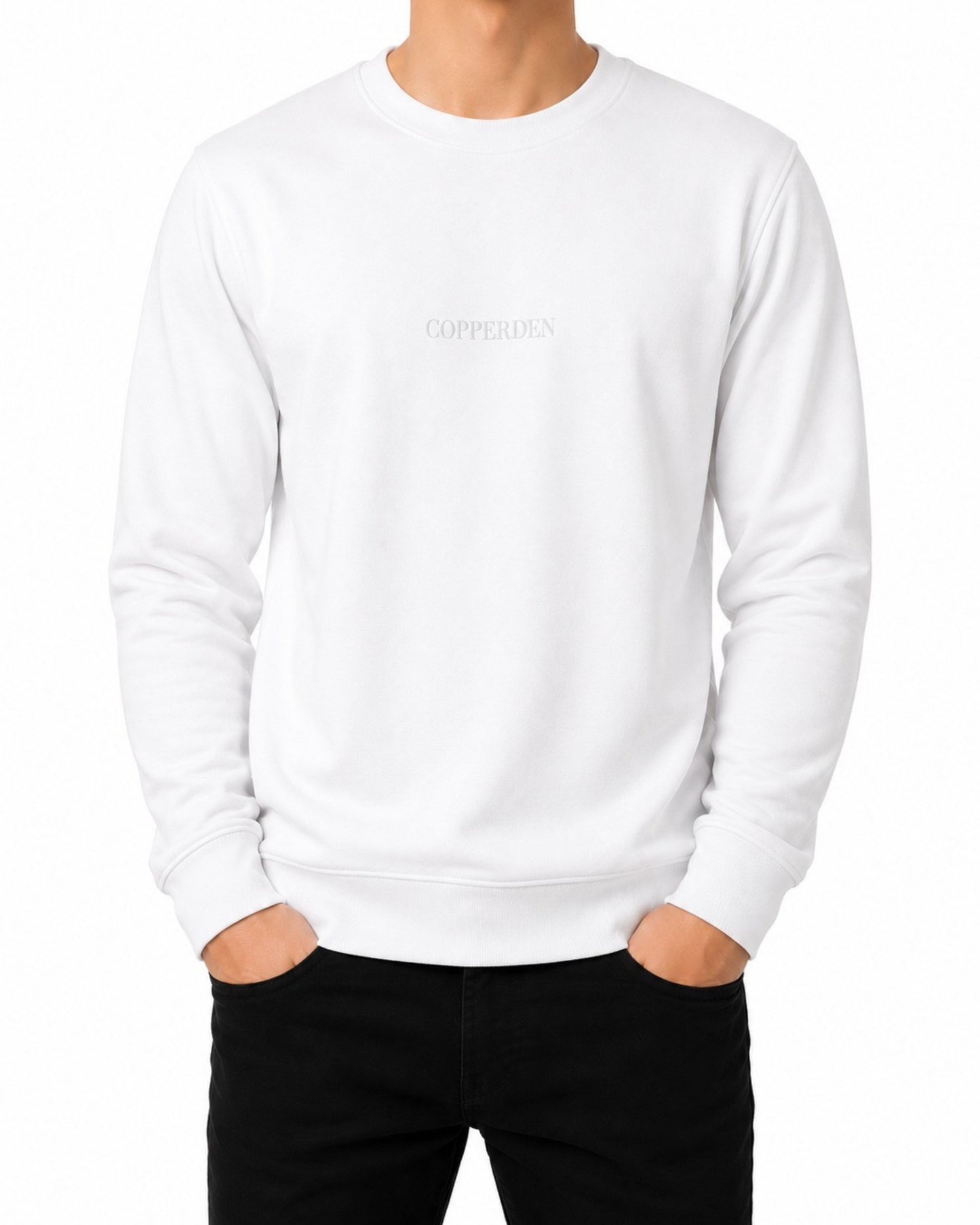 Men’s 5 Pack Long Sleeve T‑Shirts – 100% Cotton, Full Sleeve, Regular Fit in White/Charcol Grey/Light Blue/Dark Green/Black