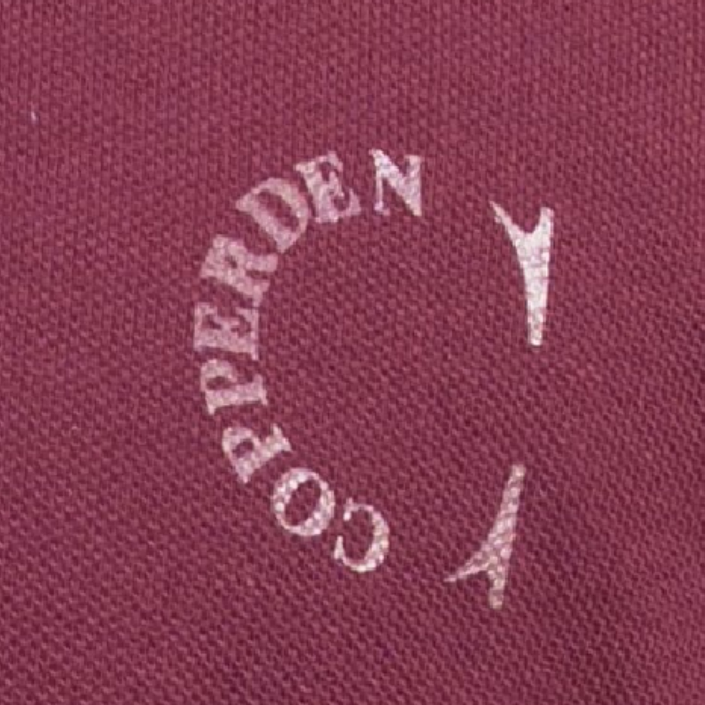 Copperden Regular Fit 100% Double Pique Cotton Polo in Velvet Wine – Full Sleeve